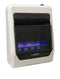 Lost River Dual Fuel Ventless Blue Flame Gas Space Heater - 20,000 BTU, T-Stat Control - Model# PCIT20BF