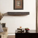 Duluth Forge 48in. Fireplace Shelf Mantel With Corbel Option Included - Antique Grey Finish - Model