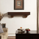 Duluth Forge 48in. Fireplace Shelf Mantel With Corbel Option Included - Chocolate Finish - Model