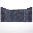 Bluegrass Living Outdoor Fireplace Insert With Concrete Log Set and Slate Gray Brick Fiber Liner - Model