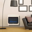 ProCom Heating Natural Gas Vent Free Blue Flame Gas Space Heater - 30,000 BTU, T-Stat Control - Model