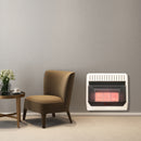 HearthSense Reconditioned Dual Fuel Ventless Infrared Plaque Heater with Base and Blower - 30,000 BTU, T-Stat Control - Model