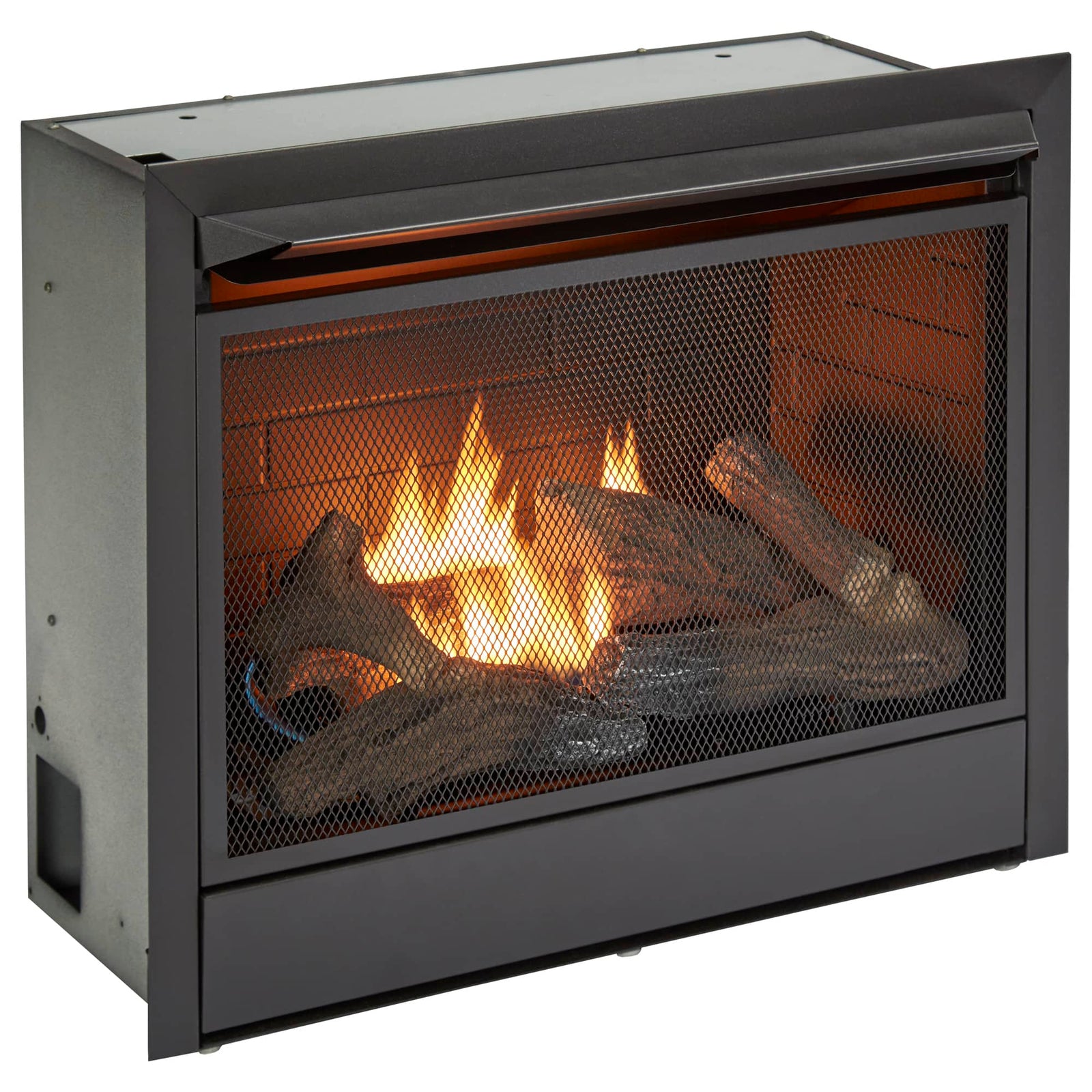 Duluth Forge Dual Fuel Ventless Gas Fireplace Insert - 26,000 BTU, Rem