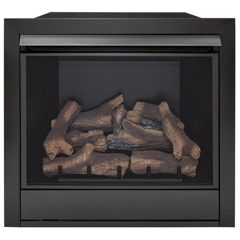 Duluth Forge Dual Fuel Ventless Gas Fireplace Insert - 32,000 BTU, Remote Control - Model