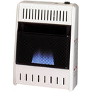 ProCom Heating Liquid Propane Ventless Blue Flame Heater With Base Feet - 10,000 BTU, Manual Control - Model