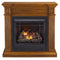 Duluth Forge Dual Fuel Ventless Gas Fireplace With Jefferson Series Mantel - 32,000 BTU, Remote Control, Medium Maple Finish - Model# FDI32R-J-MM