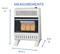 ProCom Heating Natural Gas Ventless Infrared Plaque Heater With Base Feet - 18,000 BTU, Manual Control - Model