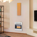 ProCom Heating Natural Gas Ventless Infrared Plaque Heater With Base Feet - 18,000 BTU, Manual Control - Model