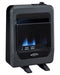 Bluegrass Living Natural Gas Vent Free Blue Flame Gas Space Heater With Base Feet - 10,000 BTU, T-Stat Control - Model