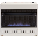 ProCom Reconditioned Tri-Fuel Ventless Blue Flame Heater With Blower - 30,000 BTU - Model