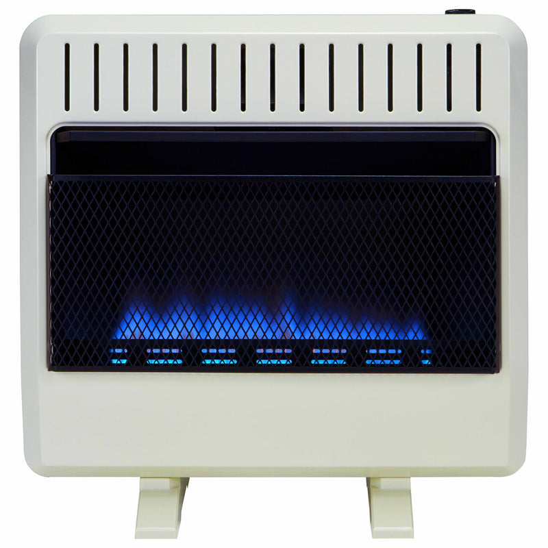 Bluegrass Living Natural Gas Vent Free Blue Flame Gas Space Heater With  Blower and Base Feet - 30,000 BTU, T-Stat Control - Model# B30TNB-BB -  Factory Buys Direct