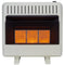 Avenger Dual Fuel Ventless Infrared Gas Space Heater With Blower and Base Feet - 30,000 BTU, T-Stat Control - Model