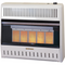ProCom Reconditioned Ventless Natural Gas Wall Heater - 5 Plaque, 30,000 BTU, Manual Control - Model
