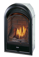 Duluth Forge Dual Fuel Ventless Gas Fireplace Insert - 15,000 BTU, T-Stat Control, Brick Liner - Model