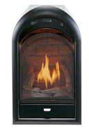 Duluth Forge Dual Fuel Ventless Gas Fireplace Insert - 15,000 BTU, T-Stat Control, Brick Liner - Model