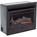 Duluth Forge Dual Fuel Ventless Gas Fireplace Insert - 26,000 BTU, Remote Control - Model