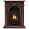 ProCom Dual Fuel Ventless Gas Fireplace System - 10,000 BTU, T-Stat Control, Toasted Almond Finish - Model