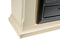 Bluegrass Living Vent Free Natural Gas Fireplace System - 10,000 BTU, T-Stat Control, Antique White Finish - Model