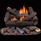 Duluth Forge Ventless Natural Gas Log Set - 18 in. Stacked Red Oak - Manual Control - DLS-N18M-2-R