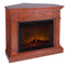 Duluth Forge Full Size Electric Fireplace - Remote Control, Heritage Cherry Finish - Model