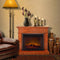 Duluth Forge Full Size Electric Fireplace - Remote Control, Heritage Cherry Finish - Model