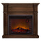 Duluth Forge Full Size Electric Fireplace - Remote Control, Gingerbread Finish - Model