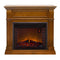 Duluth Forge Full Size Electric Fireplace - Remote Control, Apple Spice Finish - Model