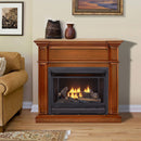 Bluegrass Living Vent Free Natural Gas Fireplace System - 26,000 BTU, Remote Control, Apple Spice Finish - Model