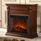 Duluth Forge Full Size Electric Fireplace - Remote Control, Auburn Cherry Finish - Model