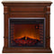 Duluth Forge Full Size Electric Fireplace - Remote Control, Auburn Cherry Finish - Model# EL1350-2-AC