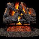 Duluth Forge Vented Natural Gas Fireplace Log Set - Size_18 in., 45,000 BTU, Match Light, Heartland Oak - Model