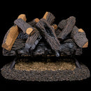 Duluth Forge Vented Natural Gas Fireplace Log Set - 24 in., 55,000 BTU, Match Light, Heartland Oak - Model