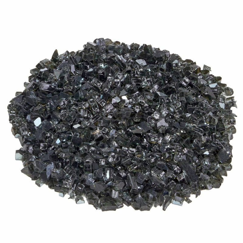 Duluth Forge 1/4 in. Classic Black Fire Glass - 10 lb. Bag Fire Pit Glass - Model