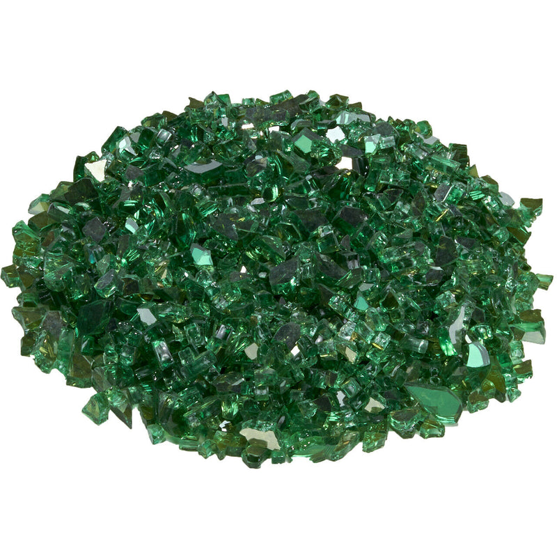 Duluth Forge 1/4 in. Classic Emerald Fire Glass - 10 lb. Bag Fire Pit Glass - Model