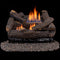 Duluth Forge Ventless Propane Gas Log Set - Size_18 in. Stacked Red Oak, 30,000 BTU, Manual Control - Model# DLS-L18M-2