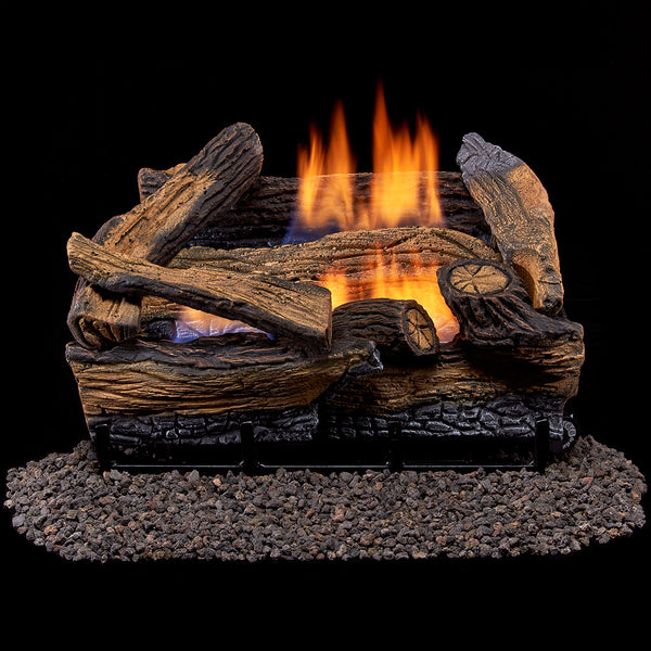 HPC Fire SSFG-BPC28 Outdoor Fireplace Burner Log Grate Set, 28