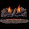 Duluth Forge Ventless Propane Gas Log Set - 24 in. Stacked Red Oak, 33,000 BTU, Manual Control - Model