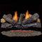Duluth Forge Ventless Propane Gas Log Set - 30 in. Stacked Red Oak, 33,000 BTU, Manual Control - Model