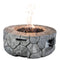 Bluegrass Living 28 Inch Edinburgh MGO Propane Fire Pit Table with Glass Beads and Cover - Model# HF09501AA