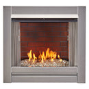 Vintage Red Ceramic Fiber Brick Panel for 450 Series Outdoor Fireplace Insert - Model