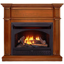 ProCom Dual Fuel Vent Free Gas Fireplace System - 26,000 BTU, T-Stat Control, Apple Spice Finish - Model