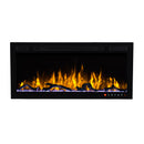 Bluegrass Living Slimline 36 Inch Wall Mount and Recessed Electric Fireplace - Model