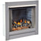 Duluth Forge Outdoor Fireplace Insert With Concrete Log Set and Slate Gray Brick Fiber Liner - Model# DF450SS-L-SG
