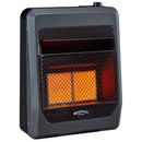 Bluegrass Living Natural Gas Vent Free Infrared Gas Space Heater With Blower and Base Feet - 20,000 BTU, T-Stat Control - Model