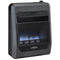 Bluegrass Living Natural Gas Vent Free Blue Flame Gas Space Heater With Blower and Base Feet - 20,000 BTU, T-Stat Control - Model