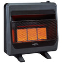 Bluegrass Living Natural Gas Vent Free Infrared Gas Space Heater With Blower and Base Feet - 30,000 BTU, T-Stat Control - Model