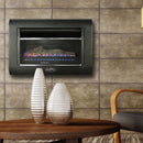 Duluth Forge Dual Fuel Ventless Linear Wall Gas Fireplace With Log - 26,000 BTU, T-Stat Control - Model