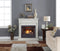 Duluth Forge Dual Fuel Ventless Gas Fireplace With Mantel - 26,000 BTU, Remote Control, Antique White Finish - Model