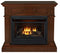 Duluth Forge Dual Fuel Ventless Gas Fireplace With Mantel - 26,000 BTU, Remote Control, Heritage Cherry Finish - Model# DFS-300R-MHC