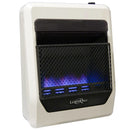 Lost River Natural Gas Ventless Blue Flame Gas Space Heater - 20,000 BTU, T-Stat Control - Model